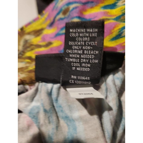 Lane Bryant Size 18/20 Stretch Colorful Argyle Tribal Diamond Print Mini Skirt - Picture 6 of 7